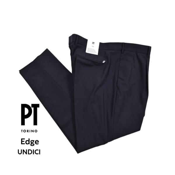 PT TORINO ピーティートリノ / Edge UNDICI ストレッチウール ワンタックリラッ...