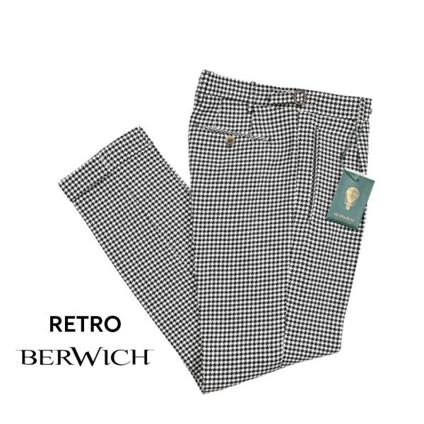 BERWICH ベルウィッチ / RETRO LONG リネン混コットン ワンタックスラックス / ...