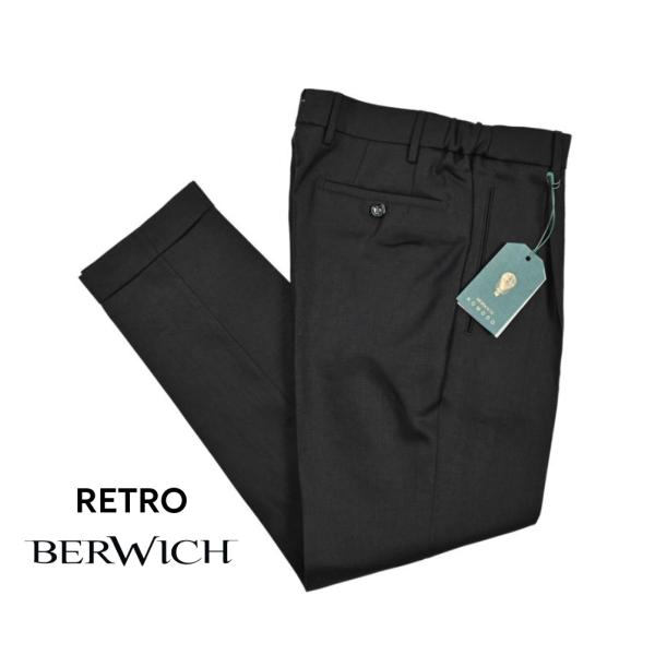 BERWICH ベルウィッチ / RETRO ELAX リネン100% ワンタックスラックス / セ...