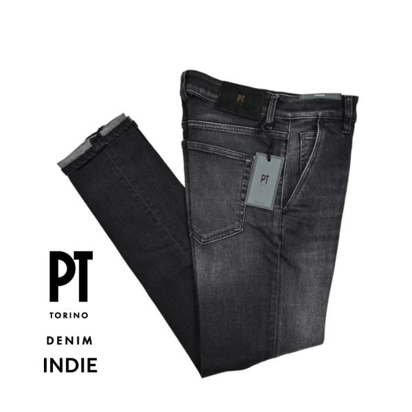 PT TORINO DENIM ピーティートリノデニム / INDIE ストレッチデニム スリムテー...