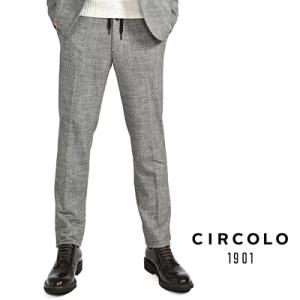 CIRCOLO 1901 チルコロ / コットンジャージー ノータックイージースラックス グレー /...