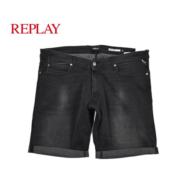 REPLAY リプレイ / RBJ.981 SHORT デニムショーツ ハーフパンツ TAPERED...