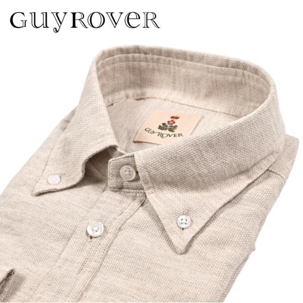 GUY ROVER ギローバー / カジュアルシャツ ボタンダウン プルオーバー 長袖 コットン10...