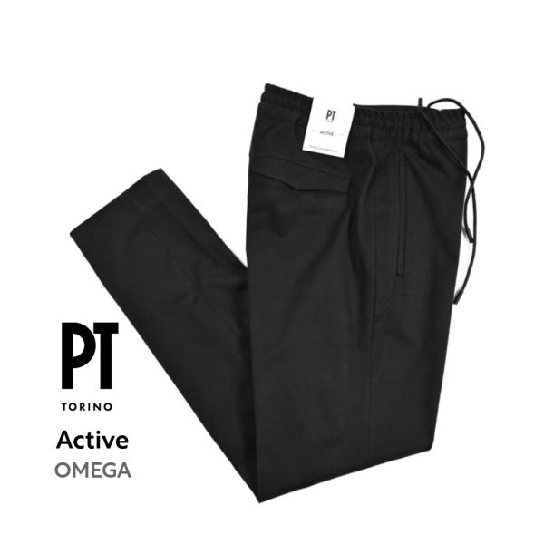PT TORINO ピーティートリノ / Active OMEGA モダール混コットン ドローコード...