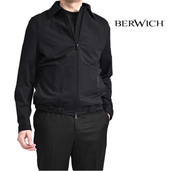 BERWICH ベルウィッチ / JMIDDLE MAN 軽量ストレッチナイロン ジップアップブルゾ...