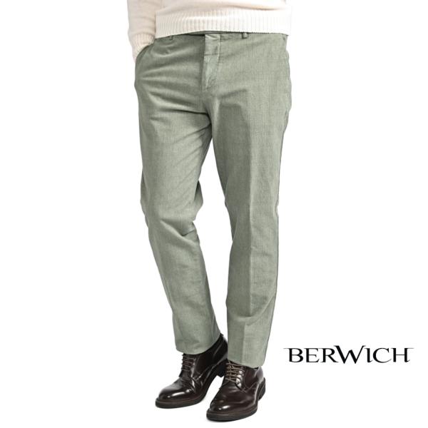 BERWICH ベルウィッチ / YRETRO LONG-GD ストレッチコットン ノータックパンツ...