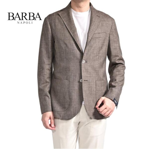 BARBA バルバ / JACKET JIMMY テーラードジャケット 段返り3Bシングル リネン ...