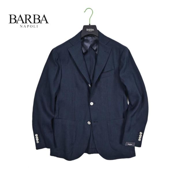BARBA バルバ / JACKET JIMMY テーラードジャケット 段返り3Bシングル リネン ...