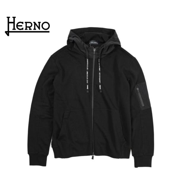 HERNO ヘルノ / LAMINAR フーディー スウェットシャツ ジップアップパーカー 長袖 コ...