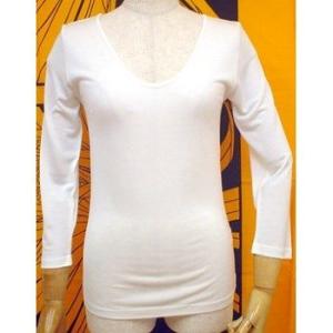 ヘルシーシルク8分袖シャツ