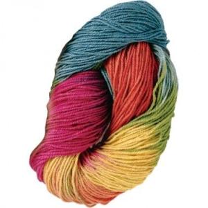 レインボーカラー毛糸草木染　基本色　100g