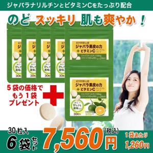じゃばら サプリ ジャバラ果皮の力+ ビタミン...の詳細画像1