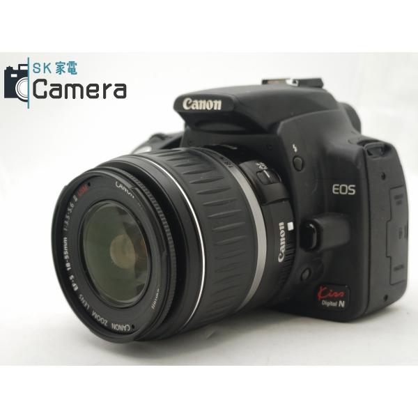 Canon EOS Kiss Digital N + EF-S 18-55ｍｍ F3.5-5.6 I...