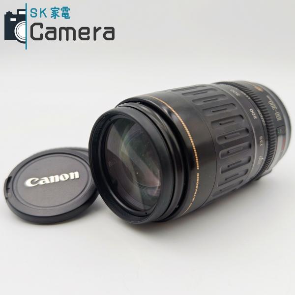 【中古】 Canon EF 100-300ｍｍ F4.5-5.6 USM キャップ付き キャノン