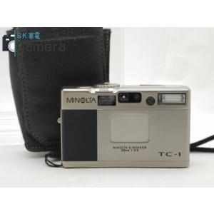 MINOLTA TC-1 G-ROKKOR 28ｍｍ F3.5 ケース付 ミノルタ コンパクトフィルムカメラ 美品｜sk-kaden-camera