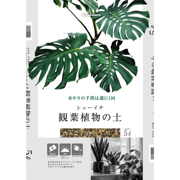 シューイチ　観葉植物の土　5L
