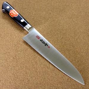 黒崎 優 風神【FUJIN】 牛刀210 VG10鋼 ダマスカス鋼 紫檀八角柄 : 極