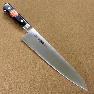 堺菊守日本鋼（口金付・本刃付加工） 牛刀240mm : 厨房用品 安吉