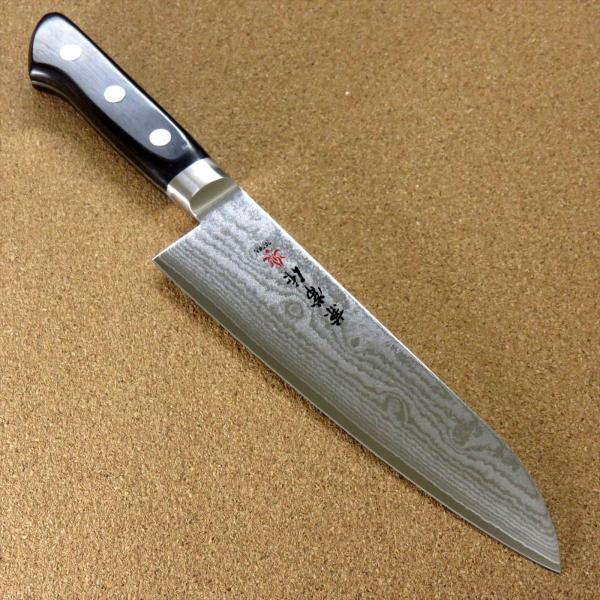 包丁 三徳包丁 18cm (180mm) 関兼常作 ニッケルダマスカス 33層 関の刃物 V金10号...