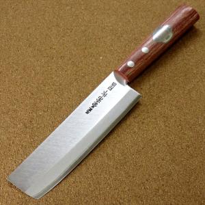 包丁 小型菜切包丁 13.5cm (135mm) 名匠 兼常作 本割込 関の刃物 白紙2号 炭素鋼 両刃 小ぶり 日本製