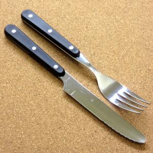 トーダイ（Todai） ステーキナイフフォークセット 18-8ステンレス