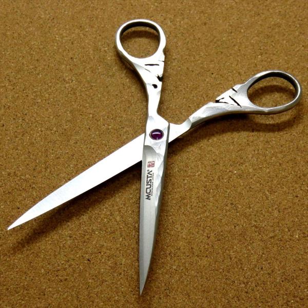 はさみ エムカスタ MCUSTA 富士山 ダマスカス 関の刃物 32層 VG-10 ハサミ ステンレ...