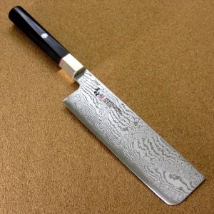 包丁 菜切り包丁 16.5cm (165mm) 三昧 ハイブリッド スプラッシュ ダマスカス 33層 VG-10 関の刃物 黒合板 両刃包丁 野菜切り 日本製｜sk2excellent