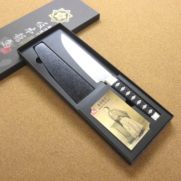 包丁 小三徳 名刀包丁 坂本龍馬モデル 14cm (140mm) ニッケン刃物 関の刃物 陸奥守吉行...
