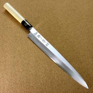 関の刃物 柳刃包丁 270mm 正広作別撰 ハガネ 黄紙 職人用 片刃 右利き 正広 包丁 柳刃包丁 24cm (240mm) 正広作別撰 関の刃物 ハガネ 黄紙