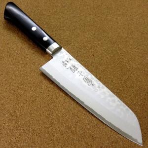 仙助 包丁 三徳包丁 VG10 ダマスカス 33層 165mm 黒合板柄 ステンレス