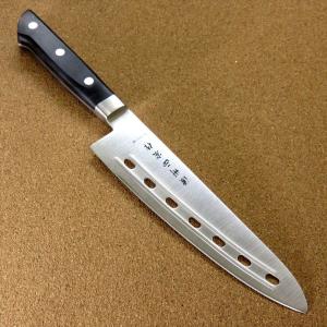 関孫六 包丁 牛刀 18cm (180mm) 関の刃物 貝印 ダマスカス 33層
