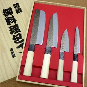 木屋 極美品｜木屋 武蔵野 和包丁3本セット (柳刃/出刃/薄刃) λA6587