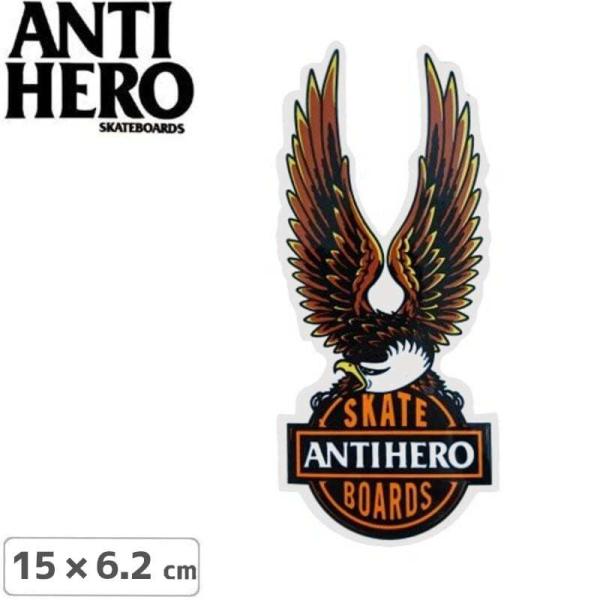 スケボー ANTIHERO ステッカー アンチヒーロー EAGLE 15cm x 6.2cm NO2...