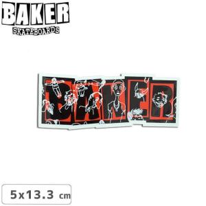 ベーカー BAKER スケボー ステッカー BRAND LOGO STICKER 5cm×13.3c...