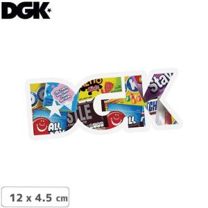 ディージーケー DGK スケボー ステッカー DGK CAVITIES STICKER 12 x 4.5cm NO119｜sk8-sunabe