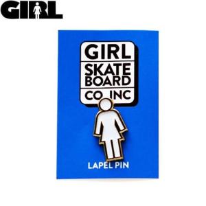 GIRL ガールスケボー スケートボード ピンバッチ OG LOGO ENAMEL PIN 3.1cm x 1.7cm NO04｜sk8-sunabe