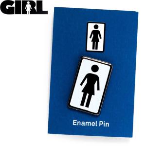 GIRL ガールスケートボード ピンバッチ LOGO ENAMEL PIN NO8｜sk8-sunabe