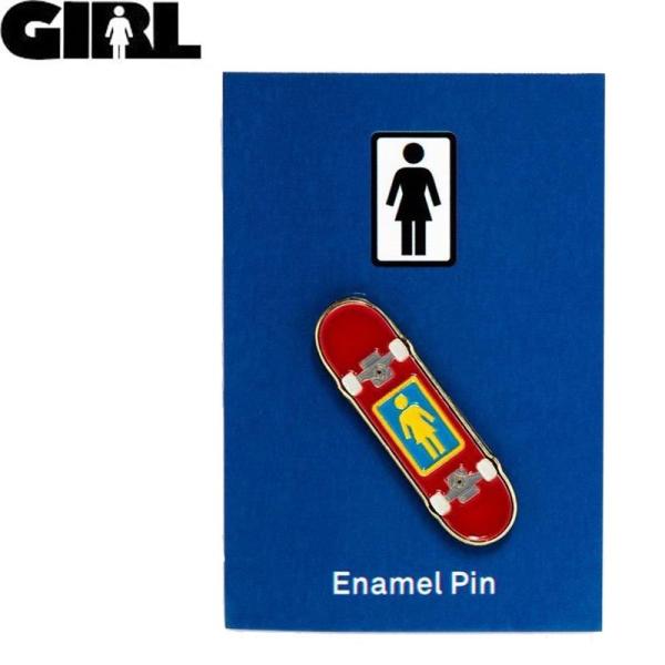 GIRL ガールスケートボード ピンバッチ ENAMEL PIN 3.9cm x 1cm NO10