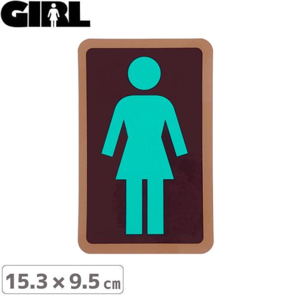 GIRL ガールスケートボード STICKER ステッカー BOX LOGO STICKER 15....