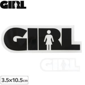 GIRL ガールスケボー スケートボード STICKER ステッカー LOGO STICKER 2色 3.5cm x 10.4cm NO77