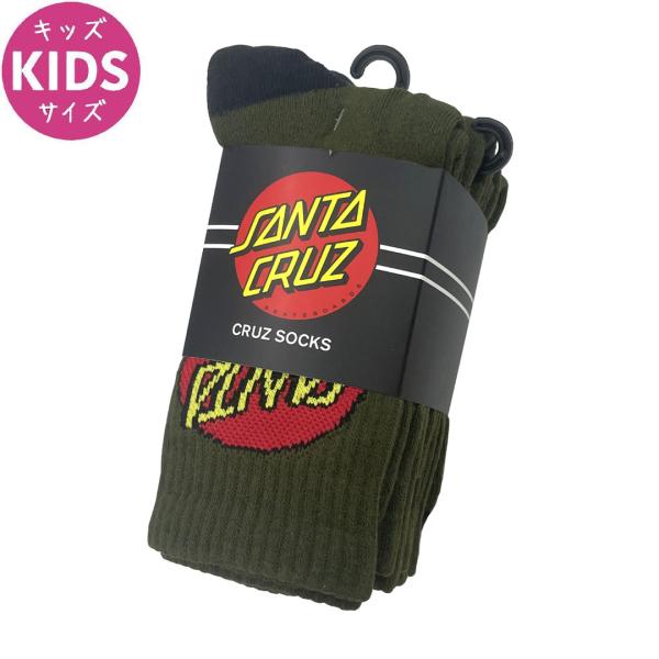 サンタクルーズ SANTA CRUZ ソックス キッズ CRUZ CREW SOCKS YOUTH ...