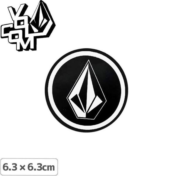 ボルコム VOLCOM ステッカー #1 STICKER ロゴ ブラック 6.3 x 6.3cm N...