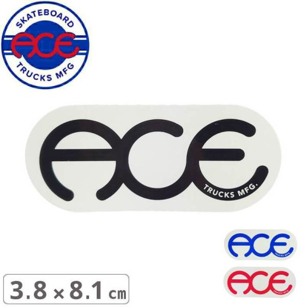 ACE TRUCKS エース スケボー ステッカー RINGS LOGO 3.8cm × 8.1cm...