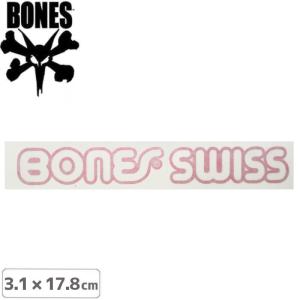 スケボー スケートボード BONES ステッカーボーンズ ステッカー SWISS TYPE CUTT...