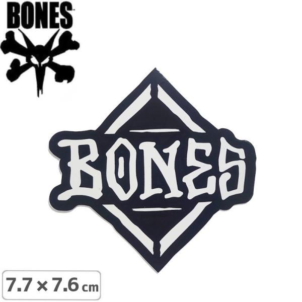 ボーンズ BONES スケボー ステッカー DIAMOND STICKER 7.7cm x 7.6c...