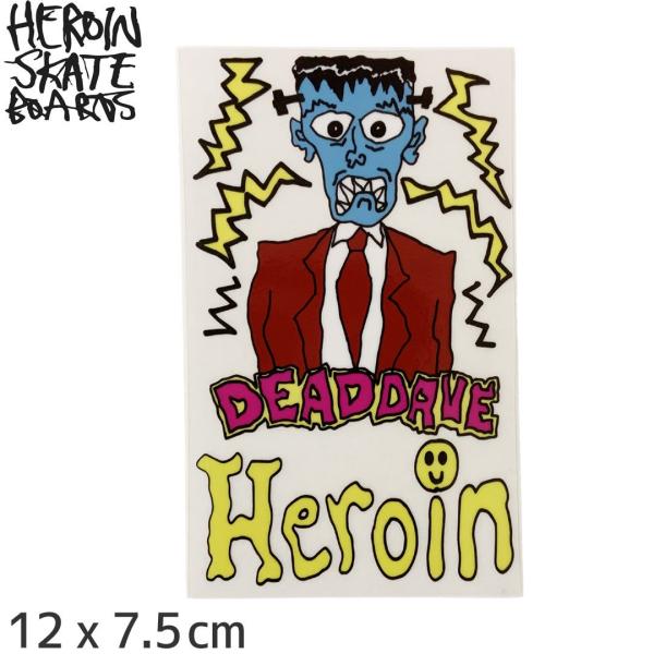 ヘロイン HEROIN スケボー ステッカー HOLIDAY 22 STICKER #3 12 x ...