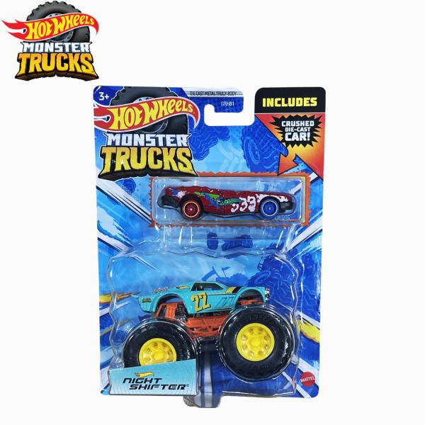 ホットウィール HOT WHEELS USAモデル MONSTER TRUCKS NIGHT SHI...