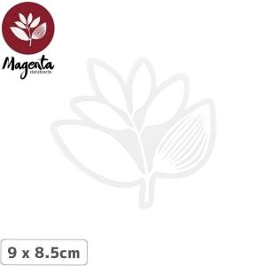 MAGENTA マゼンタ スケボー ステッカー STICKER PLANT ホワイト 9 x 8.5cm NO27｜スケートボードSHOP砂辺ヤフー店