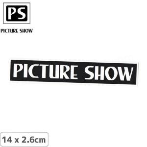 PICTURE SHOW ピクチャーショー スケボー ステッカー VHS LOGO STICKER 14 x 2.6cm NO2｜sk8-sunabe