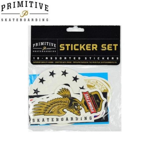 スケボー PRIMITIVE プリミティブ STICKER ステッカー ASSORTED 10PAC...